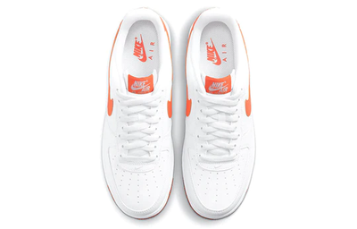 Nike air force top 1 low white orange