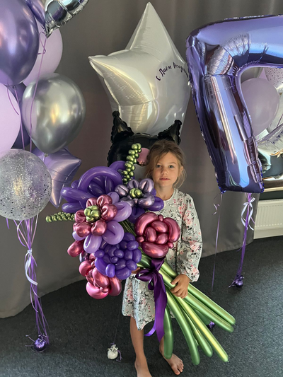 Букет из шаров Фиолетовый Восторг