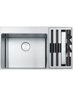 Мойка Franke Box Center BWX 220-54-27 TL, рабочий центр справа