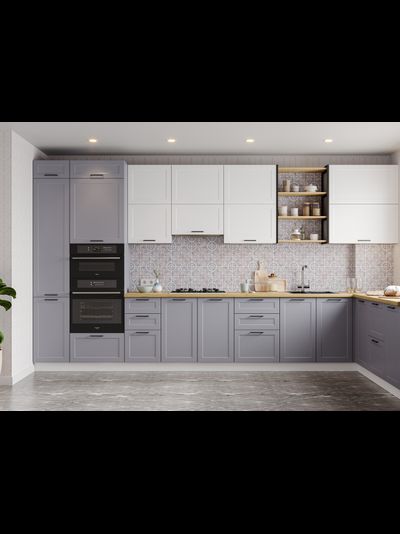 Кухня «Квадро» Оливково-зеленый  модульная кухня