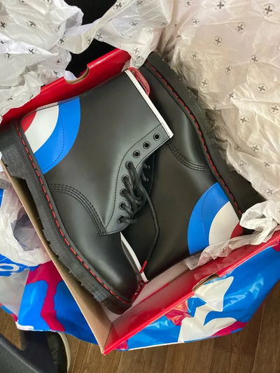 Ботинки Dr Martens THE WHO 1460 черные