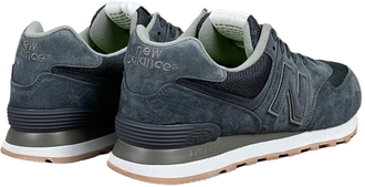 New Balance 574 Retro Metallic Patch Blue