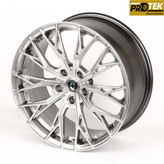 Комплект дисков R18 8,0J ET+35 5*114,3 HRE LK013-FG441 Серебро темное (80702)