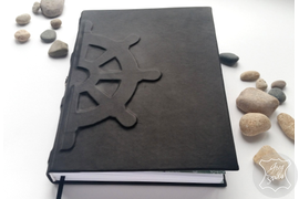 морской ежедневник, мужской ежедневник, ежедневник для моряка, подарок мужчине, кожаный ежедневник