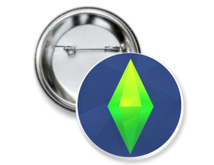 Купить значок The Sims, Симс №5 в интернет магазине Гудбрелок в Москве ...