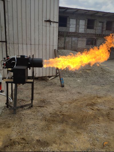 Горелка на отработанном масле ПЛАМЯ 1000-1600 кВт термопара