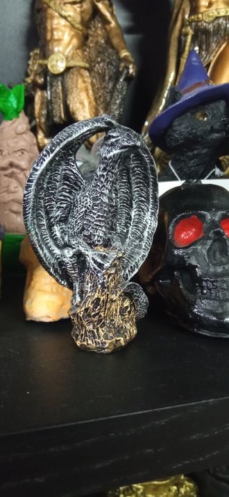 Дракон, 7,5 см  искусственный камень