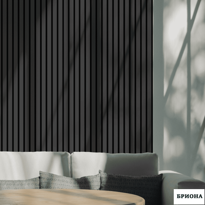 Панель Стеновая Акустическая  Trend De Luxe Black Lead 2780х600х21