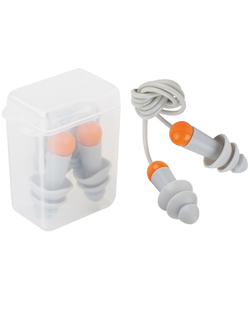 Противошумные многоразовые силиконовые беруши со шнурком Jeta Safety Sonido MAX в чехле JEM31