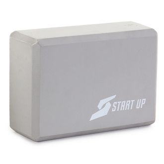 Блок для йоги Start up EG01 22х15,2х7,6 см серый 361221