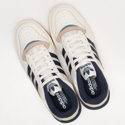 Кроссовки Adidas Forum Exhibit Low Shadow Off White Navy