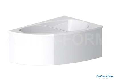 Astra-Form ванна Тиора правосторонняя 155/105 см белая
