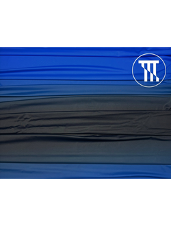 Бифлекс матовый градиент, цв. Черный + Электрик