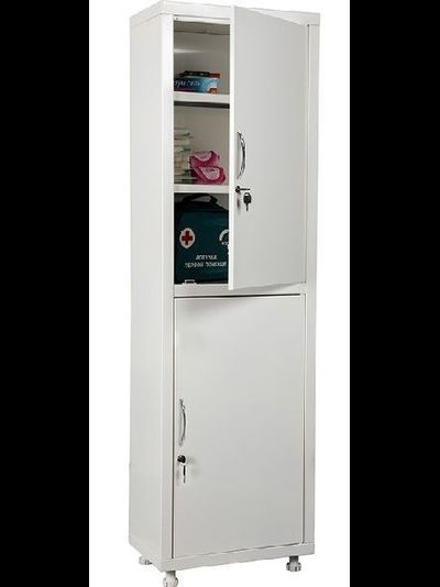 Шкаф медицинский металлический Промет МД 1 1760/SS