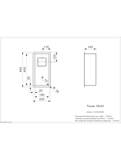 Мойка Reginox Texas L 18x40 matt