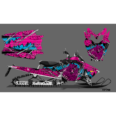 Наклейки на снегоход Polaris RMK 2011 2012 2013 2014 №1770