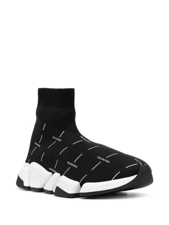 Кроссовки-носки Balenciaga Speed 2.0 Light Recycled черные
