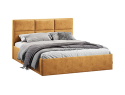 Спальня СТЕЛЛА - Кровать с подъемным механизмом Тип 1 Микровелюр Wellmart Yellow