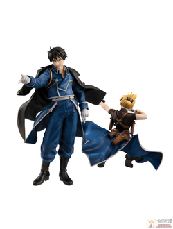 Фигурка Рой Мустанг, Риза Хоукай (Roy Mustang, Riza Hawkeye Set)