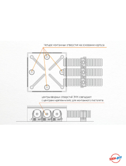 Коробка распределительная серая 100x100x40 для прямого монтажа двухкомпонентная безгалогенная (HF) П