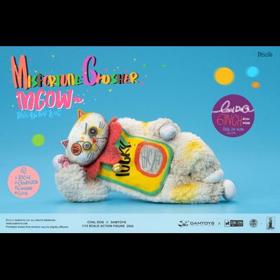 Сердитый котик - Коллекционная фигурка 1/12 SCALE Misfortune Crusher MEOW (pes039) - Coal Dog x DAMTOYS