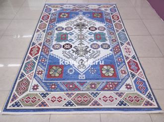 КОВЕР LOTUS AB150A - BLUE / CREAM / 2*2.9 М