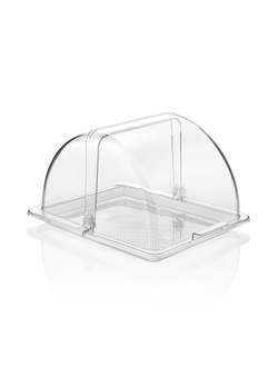 Поднос для выкладки GN 1/2 32,5*26,5*2,2 см. поликарбонат, прозрачный (крышка 76828-08SS, 76829-08SS)