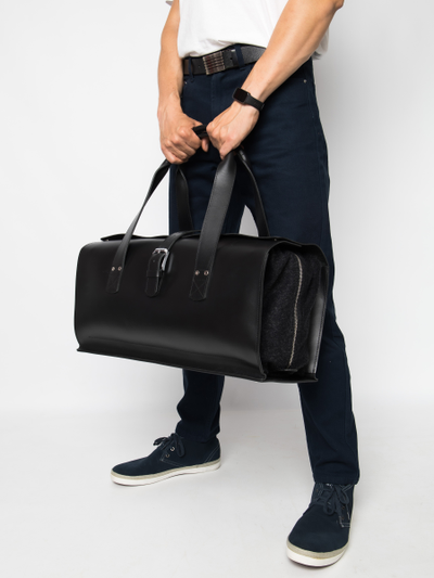 Кожаная дорожная сумка Gavardo Premium black (арт. 
4043-51)