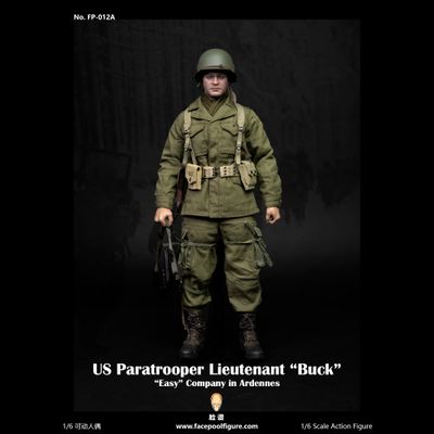 Американский десантник в Арденнах (зимняя форма) - КОЛЛЕКЦИОННАЯ ФИГУРКА 1/6 US Paratrooper Lieutenant Buck (FP-012A) - Facepoolfigure