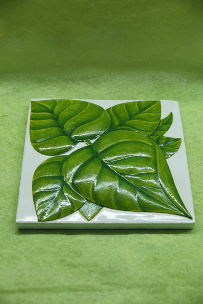 Изразцовая плитка "Подсолнухи" // 15*15