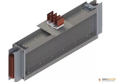 Монтаж распределительного шинопровода на предприятии в Москве ИВАНМАСТЕР