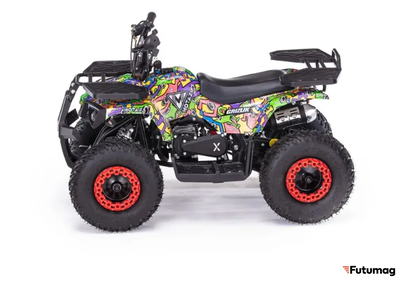 Детский квадроцикл MOTAX GRIZLIK MINI PS граффити