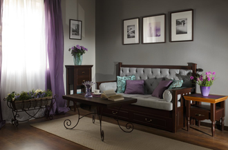 Тумба Бьерт 1-44 из массива сосны на высоких ножках  52 х 33 х 96 см