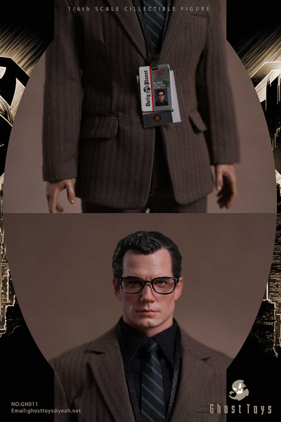 Кларк Кент (Генри Кавилл, "Человек из стали") - Коллекционная фигурка 1/6 Superman journalist Clark (GH-011) - Ghost toys