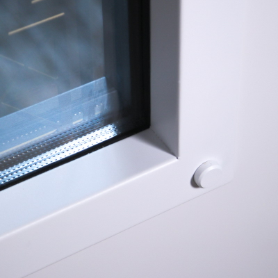 Стальная дверь   Изумруд с окном и лазерной резкой (терморазрыв 3к)