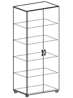 Шкаф с полками ШК 912