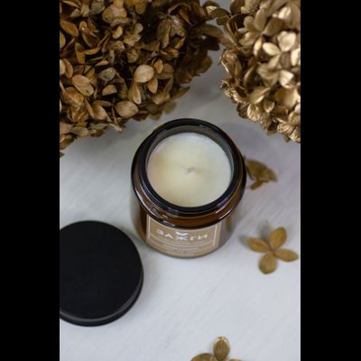 Аромасвеча &quot;Пачули &amp; Шафран&quot; | Когда захочешь тепла | 90