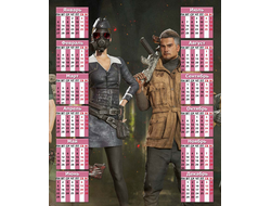 Календарь настенный PlayerUnknown’s Battlegrounds, PUBG, ПУБГ №32