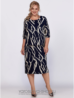 Модель: 3996-1. Элегантное платье прямого силуэта