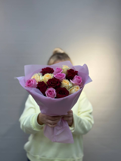 Букет из кенийских роз 15