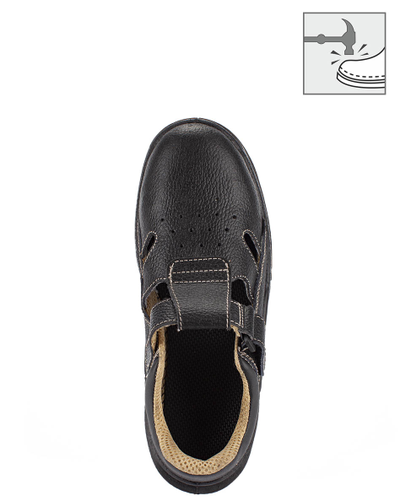 Полуботинки СТИКС кожаные с перфорацией, с МП