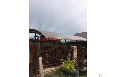 копия навеса 8мм коричневый(терракот) премиум