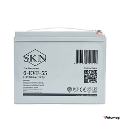 Тяговый аккумулятор SKN 6-EVF-55 (12V58.5A/H C5)