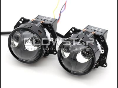 Билед модули Aozoom B-011 Laser 2024 3.0 дюйма, 4 чипа, 5500K, 12V, 54W/81W, крепление 3R (комплект, 2шт)