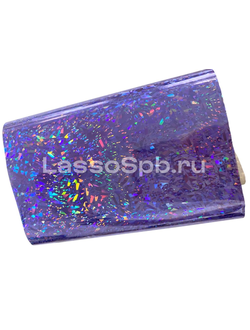 Трансферная поталь Голографик Фиолетовая Джангл 15 см х 1 м