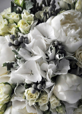 Белый букет невесты