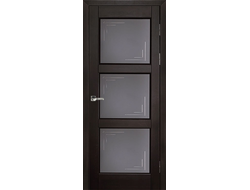 Дверь со стеклами Турин ДО венге, массив.