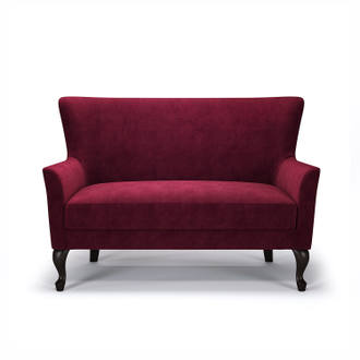 Диван Лутон на фигурных передних ножках