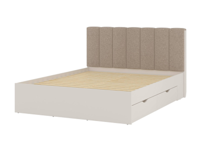 Кровать 1600 с четырьмя ящиками 4-22918 Кашемир серый