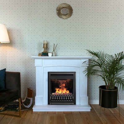 камин Andrea WT с очагом 3D Oregan